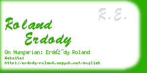 roland erdody business card